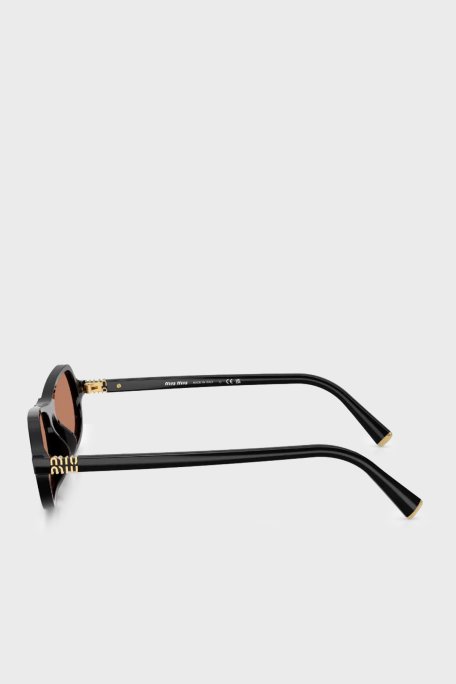 Mıu Mıu Asimetrik Güneş Kadın Gözlük 0MUB10S U16K90Q 55 SİYAH - Miu Miu (1)