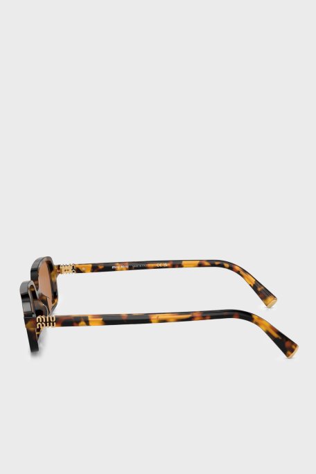 Miu Miu Logolu Güneş Bayan Gözlük 0MU 11ZS VAU2Z1 51 Kahve - Miu Miu (1)
