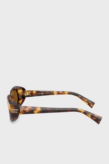 Mıu Mıu Oval Güneş Kadın Gözlük 0MUB09S 14L20V 52 KAHVE - Miu Miu (1)