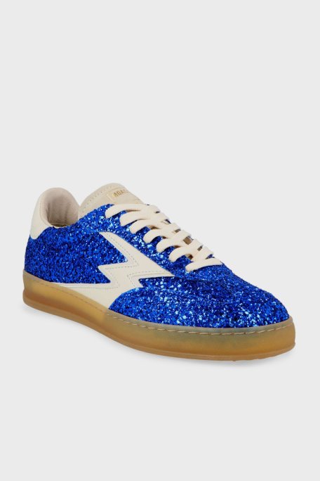 Moaconcept Deri Logolu Sim Detaylı Sneaker Bayan Ayakkabı CL003 LACİVERT - Moaconcept (1)