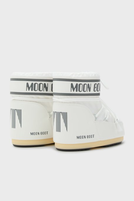 Moon Boot Logolu Bağcıklı Su İtici Kadın Kar Botu 80D1409340 A009 BEYAZ - Moon Boot (1)