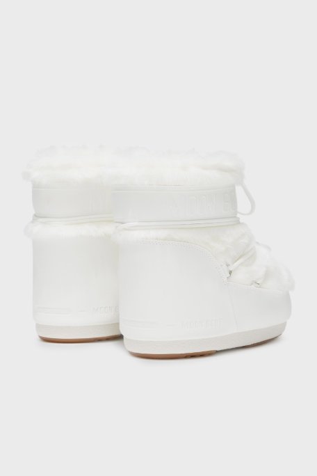 Moon Boot Suni Kürk Detaylı Su İtici Yalıtımlı Kadın Kar Botu 14093900 002 BEYAZ - Moon Boot (1)