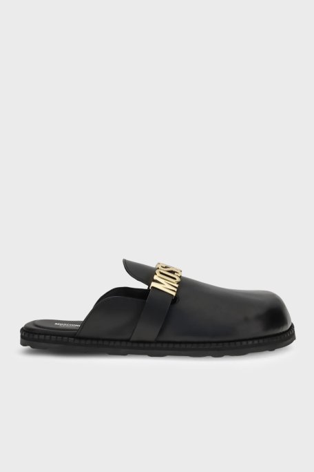 Moschino Logolu Kadın Terlik MA10162G1O261MPMF0 000 SİYAH - Moschino