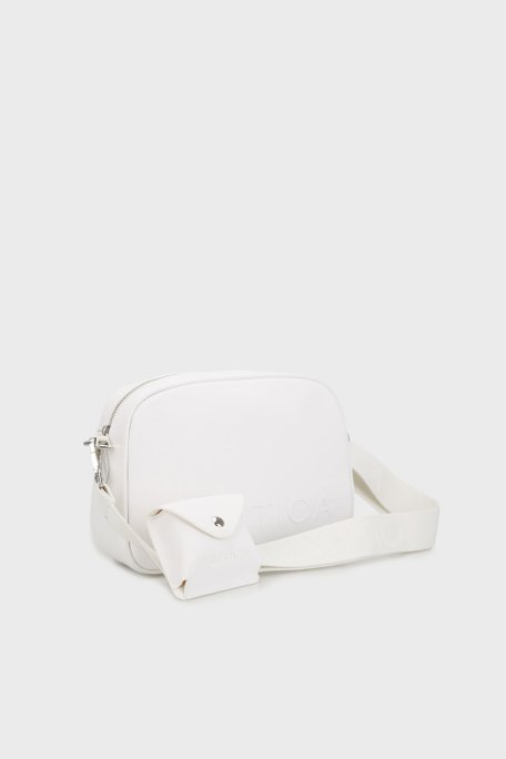 Nautica Cep Detaylı Ayarlanabilir Askılı Logolu Bayan Çanta CN7156T BEYAZ - Nautica