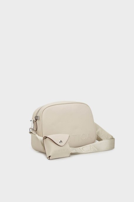 Nautica Cep Detaylı Ayarlanabilir Askılı Logolu Bayan Çanta CN7156T TAŞ - Nautica