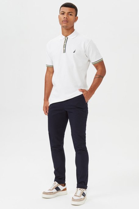 Nautica Streç Pamuklu Normal Bel Slim Fit Chino Erkek Pantolon P01000T 4NV LACİVERT - Nautica