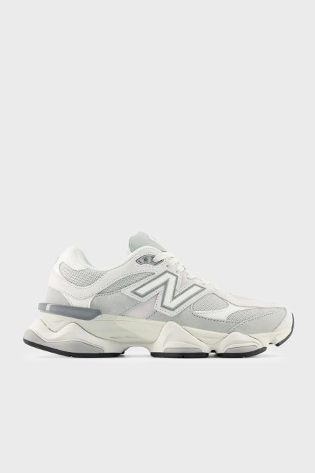 New Balance Deri Karışımlı Logolu Sneaker Unisex Ayakkabı U90602FM AÇIK GRİ - New Balance