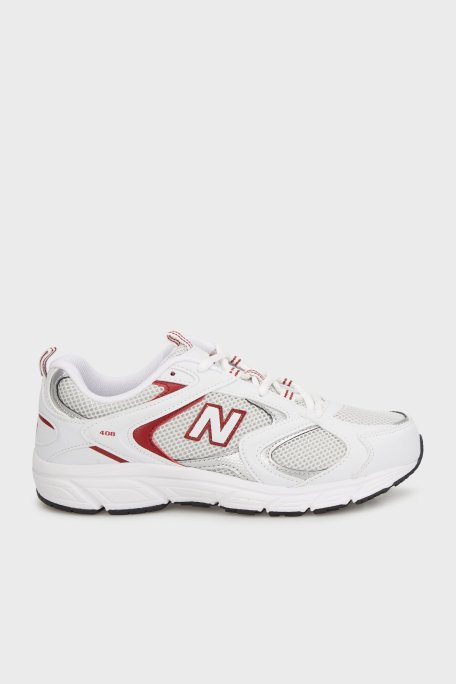 New Balance Logolu Kalın Taban Sneaker Unisex Ayakkabı ML408WR BEYAZ - New Balance