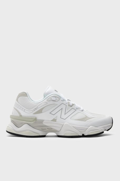 New Balance Logolu Sneaker Unisex Ayakkabı U90608PE BEYAZ-GRİ - New Balance
