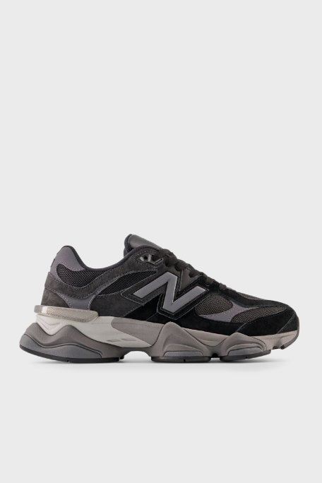 New Balance Logolu Süet Detaylı Sneaker Erkek Ayakkabı U9060BLK SİYAH - New Balance