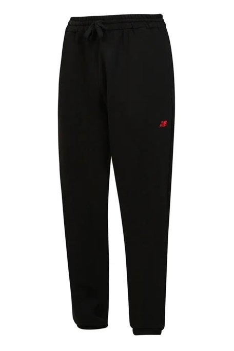 New Balance NB Lifestyle Comfort Fit Normal Bel Lastikli Paça Erkek Eşofman Altı MNP3517-BK SİYAH - New Balance