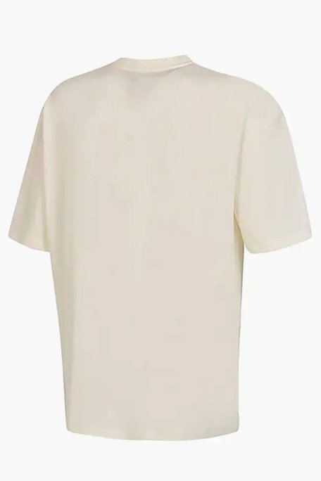 New Balance NB Lifestyle Regular Fit Bisiklet Yaka Logolu Unisex T Shirt UNT3535-SST BEJ - New Balance (1)