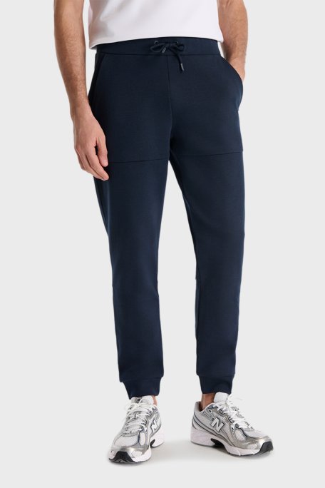 New Balance NB Lifestyle Regular Fit Normal Bel Ribanalı Paça Erkek Eşofman Altı MNP1517 AVI LACİVERT - New Balance