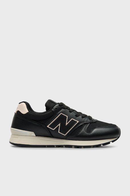 New Balance NB Lifestyle Süet Deri Karışımlı Logolu Sneaker Bayan Ayakkabı WL565LBB SİYAH - New Balance
