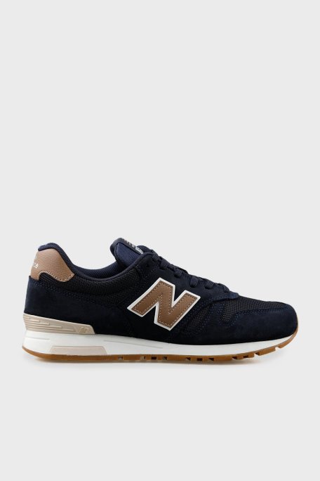 New Balance NB Lifestyle Süet Logolu Sneaker Erkek Ayakkabı ML565NTG LACİVERT - New Balance