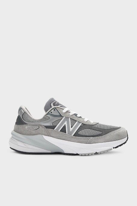 New Balance Süet Detaylı Logolu Sneaker Erkek Ayakkabı M990GL6 GRİ - New Balance