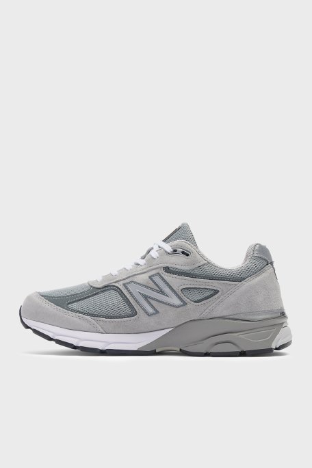 New Balance Süet Detaylı Logolu Sneaker Unisex Ayakkabı U990GR4 GRİ - New Balance (1)