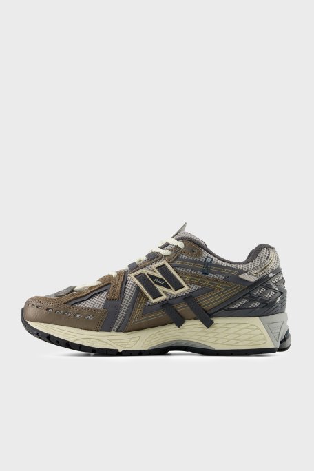 New Balance Süet Detaylı Sneaker Unisex Ayakkabı U19066U8 Gri-Kahve - New Balance (1)