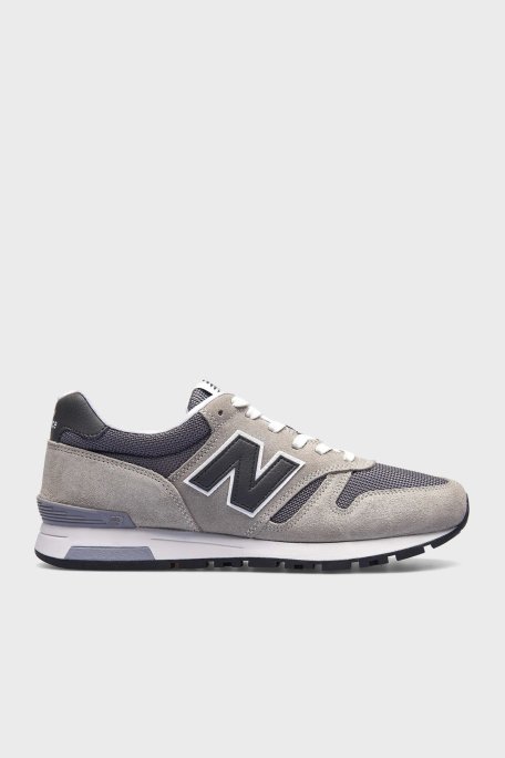 New Balance Süet Logolu Sneaker NB Lifestyle Erkek Ayakkabı ML565GAB GRİ - New Balance