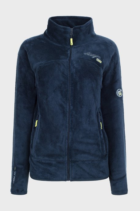 Norway Geographical Yumuşak Dokulu Soğuğa Dayanıklı Outdoor Bayan Polar UPALINEB LACİVERT - Norway Geographical