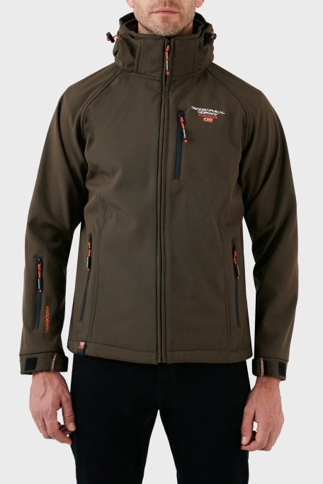 Norway Geographical Su Geçirmez Çıkarılabilir Kapüşonlu Outdoor Erkek Mont TABOO HAKİ - Norway Geographical