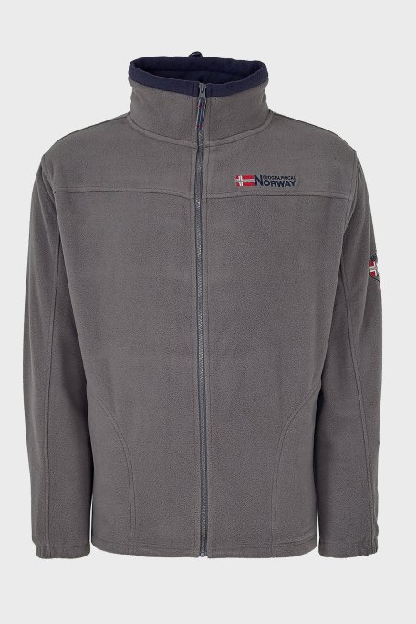 Norway Geographical Yumuşak Dokulu Soğuğa Dayanıklı Outdoor Erkek Polar TAMAZONIE KOYU GRİ - Norway Geographical