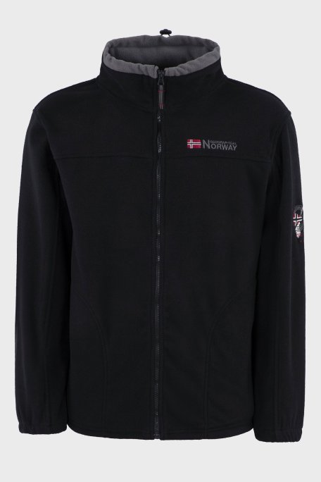 Norway Geographical Yumuşak Dokulu Soğuğa Dayanıklı Outdoor Erkek Polar TAMAZONIE SİYAH - Norway Geographical