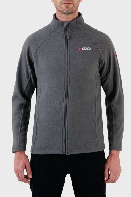 Norway Geographical Yumuşak Dokulu Soğuğa Dayanıklı Outdoor Erkek Polar TUG KOYU GRİ - Norway Geographical