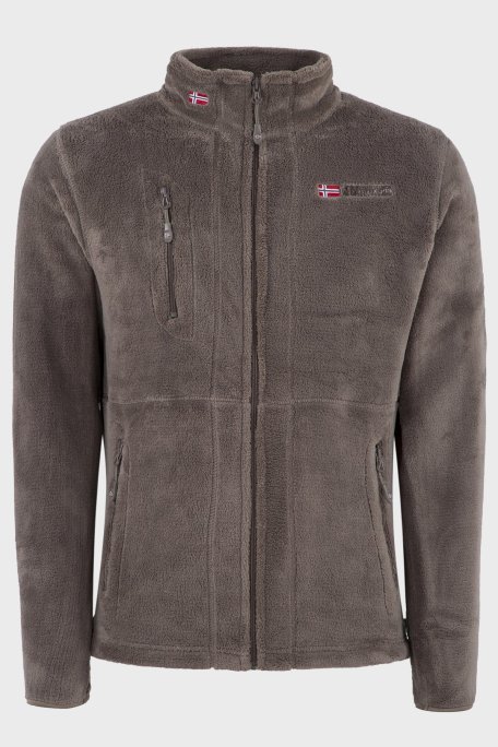 Norway Geographical Yumuşak Dokulu Soğuğa Dayanıklı Fermuarlı Outdoor Erkek Polar UPLOAD VİZON - Norway Geographical