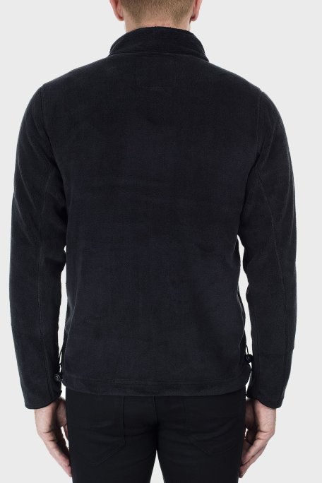 Norway Geographical Yumuşak Dokulu Soğuğa Dayanıklı Fermuarlı Outdoor Erkek Polar UPLOAD SİYAH - Norway Geographical (1)