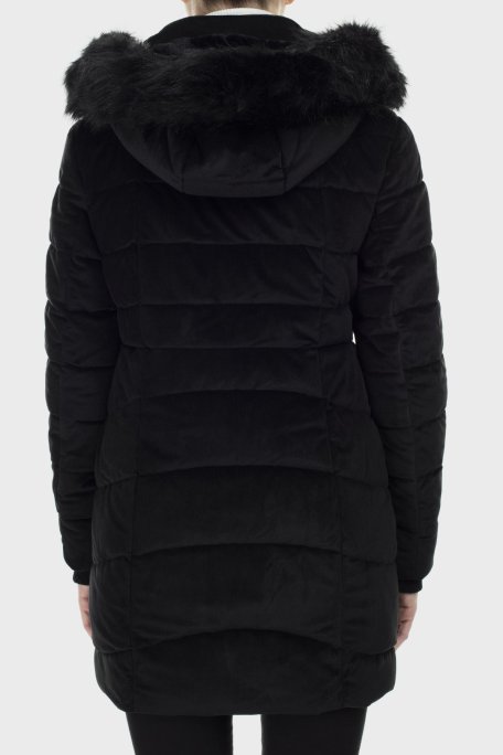 Norway Geographical Suya ve Soğuğa Dayanıklı Çıkarılabilir Kapüşonlu Outdoor Bayan Parka BILOVE SİYAH - Norway Geographical (1)