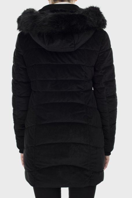 Norway Geographical Suya ve Soğuğa Dayanıklı Çıkarılabilir Kapüşonlu Outdoor Kadın Parka BILOVE SİYAH - Norway Geographical (1)