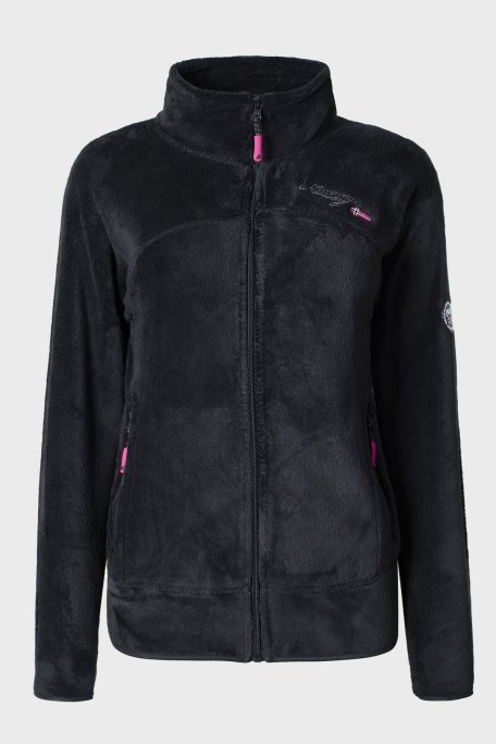 Norway Geographical Yumuşak Dokulu Soğuğa Dayanıklı Outdoor Bayan Polar UPALINEB SİYAH - Norway Geographical