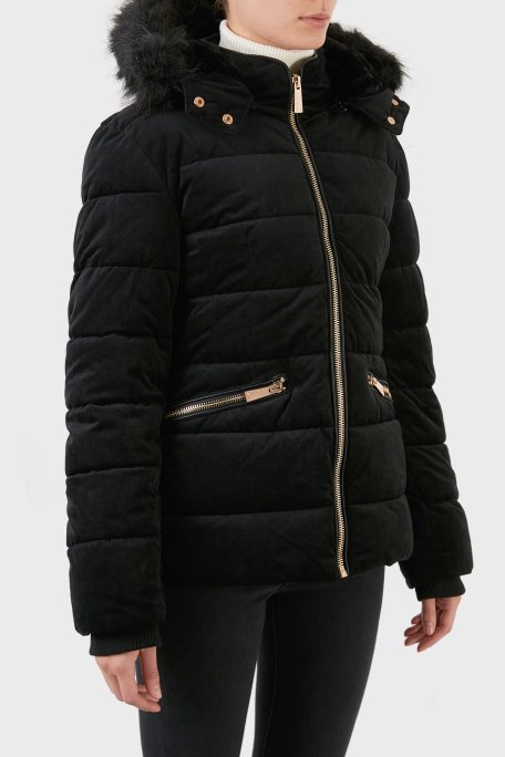 Norway Geographical Soğuğa Dayanıklı Çıkarılabilir Kapüşonlu Kadın Parka BILOVEK SİYAH - Norway Geographical (1)