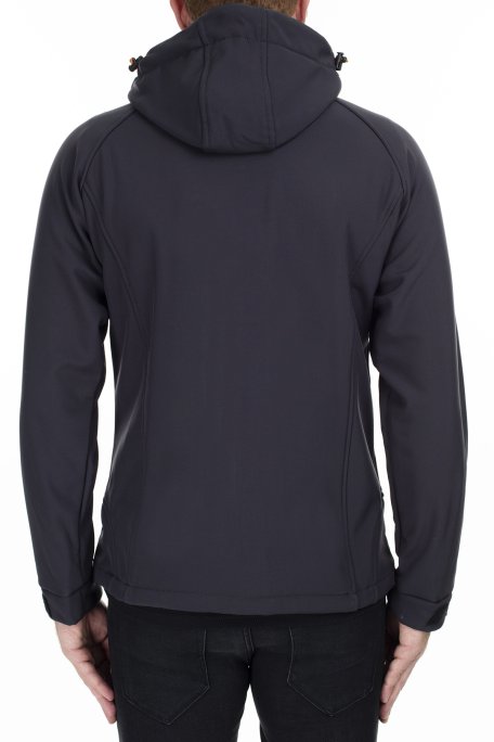 Norway Geographical Su Geçirmez Çıkarılabilir Kapüşonlu Outdoor Erkek Mont TABOO KOYU GRİ - Norway Geographical (1)