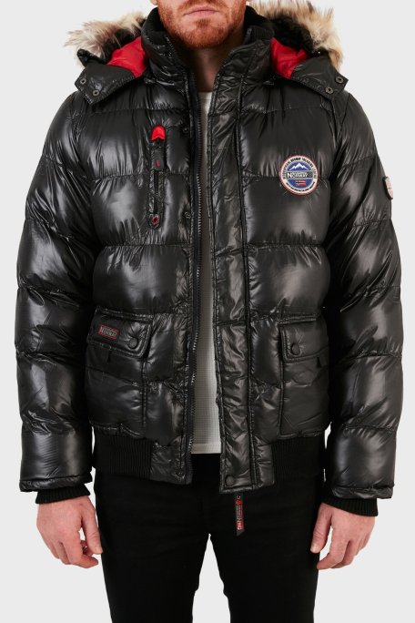 Norway Geographical Suya Dayanıklı Outdoor Erkek Parka BUGS SİYAH - Norway Geographical (1)