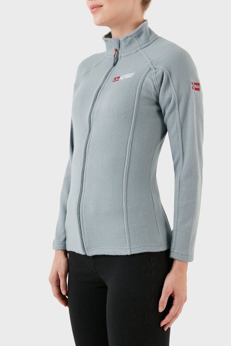 Norway Geographical Yumuşak Dokulu Soğuğa Dayanıklı Outdoor Bayan Polar TUG K GRİ - Norway Geographical (1)