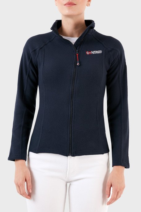 Norway Geographical Yumuşak Dokulu Soğuğa Dayanıklı Outdoor Bayan Polar TUG K LACİVERT - Norway Geographical