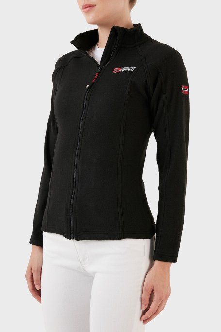 Norway Geographical Yumuşak Dokulu Soğuğa Dayanıklı Outdoor Bayan Polar TUG K SİYAH - Norway Geographical (1)