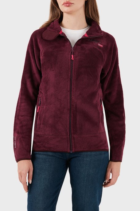 Norway Geographical Yumuşak Dokulu Soğuğa Dayanıklı Outdoor Bayan Polar UPALINEB MOR - Norway Geographical