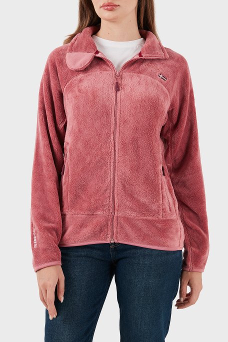 Norway Geographical Yumuşak Dokulu Soğuğa Dayanıklı Outdoor Bayan Polar UPALINEB PEMBE - Norway Geographical