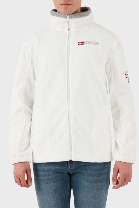 Norway Geographical Yumuşak Dokulu Soğuğa Dayanıklı Outdoor Erkek Polar TAMAZONIE BEYAZ - Norway Geographical (1)