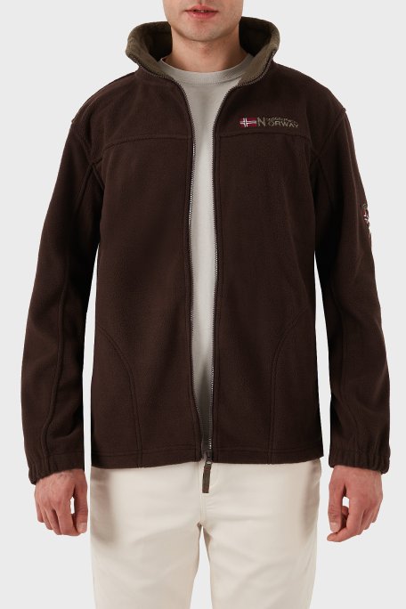 Norway Geographical Yumuşak Dokulu Soğuğa Dayanıklı Outdoor Erkek Polar TAMAZONIE KAHVE - Norway Geographical