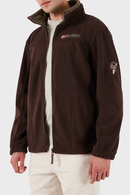 Norway Geographical Yumuşak Dokulu Soğuğa Dayanıklı Outdoor Erkek Polar TAMAZONIE KAHVE - Norway Geographical (1)