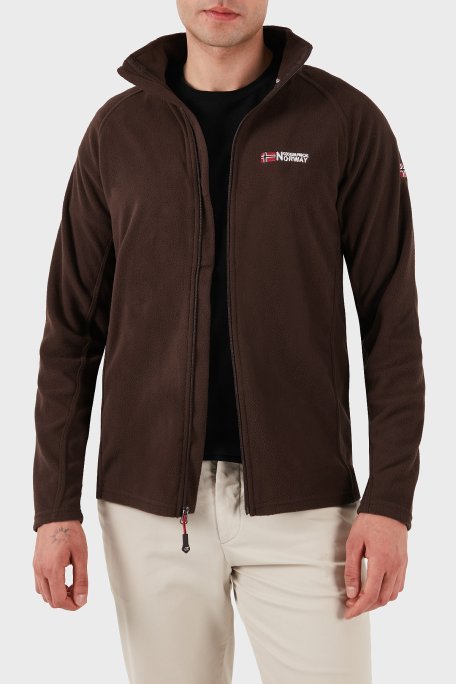 Norway Geographical Yumuşak Dokulu Soğuğa Dayanıklı Outdoor Erkek Polar TUG KAHVE - Norway Geographical