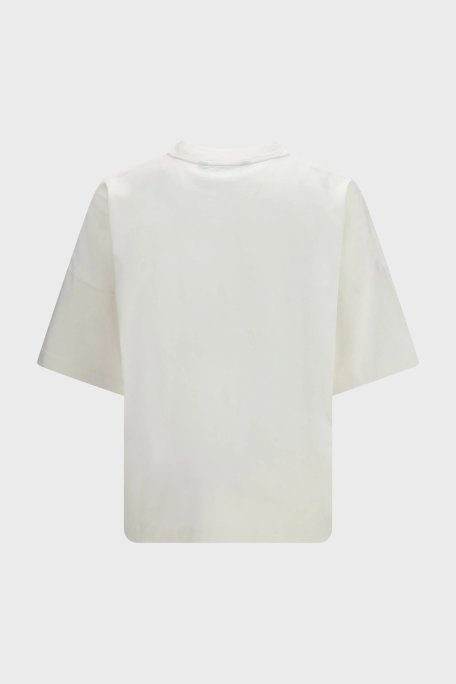 Palm Angels % 100 Pamuk Desenli Regular Fit Bisiklet Yaka Erkek T Shirt PMAA109S26JER00A EKRU - Palm Angels (1)