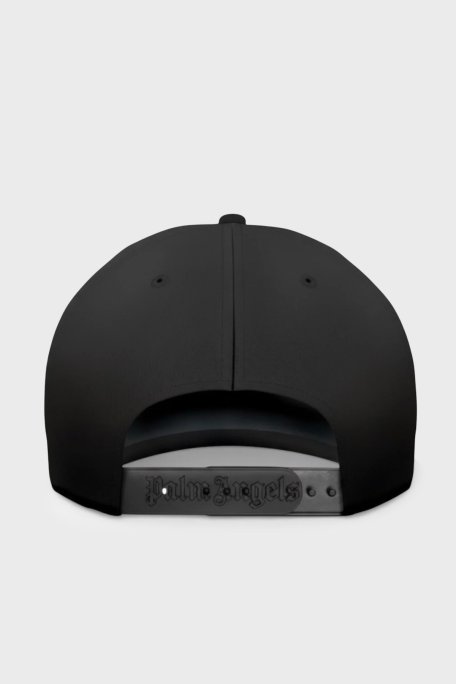 Palm Angels % 100 Pamuk Logo İşlemeli Erkek Şapka PMLB104S26FAB003 SİYAH - Palm Angels (1)