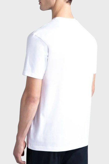 Paul & Shark % 100 Pamuk Regular Fit Bisiklet Yaka Logolu Erkek T Shirt 24411013 010 BEYAZ - Paul & Shark (1)