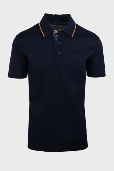 Paul & Shark % 100 Pamuk Regular Fit Düğmeli Erkek Polo Yaka T Shirt 24411261 013 LACİVERT - Paul & Shark