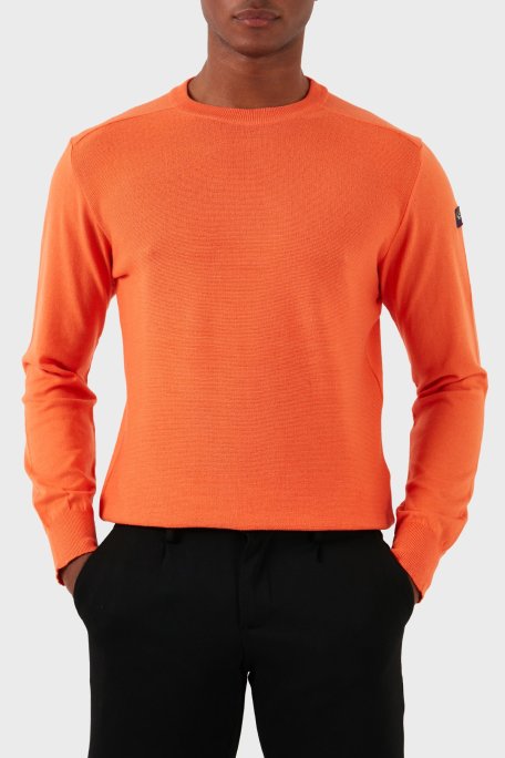 Paul & Shark Bisiklet Yaka Pamuklu Triko Erkek Kazak 23411537 139 TURUNCU - Paul & Shark